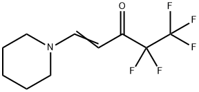 (E)-4,4,5,5,5-pentafluoro-1-piperidino-1-penten-3-one Structure