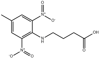 4-(4-methyl-2,6-dinitroanilino)butanoic acid Structure