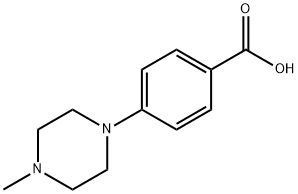 4-(4-Methylpiperazino)benzoic acid 구조식 이미지
