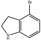 4-BROMO-2,3-DIHYDRO-1H-INDOLE Structure