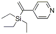 Pyridine, 4-[1-(triethylsilyl)ethenyl]- (9CI) Structure