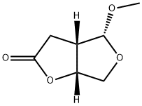(3aS,4R,6aR)-Tetrahydro-4-Methoxyfuro[3,4-b]furan-2(3H)-one Structure