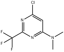 (6-CHLORO-2-TRIFLUOROMETHYLPYRIMIDIN-4-YL)DIMETHYL-AMINE 구조식 이미지