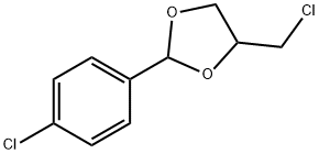 4-(chloromethyl)-2-(4-chlorophenyl)-1,3-dioxolane Structure
