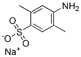 4-Amino-2,5-dimethylbenzenesulfonic acid sodium salt Structure