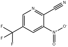 3-Nitro-5-trifluoromethyl-pyridine-2-carbonitrile Structure