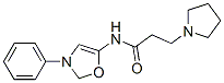N-(3-phenyloxazol-5-yl)-3-pyrrolidin-1-yl-propanamide 구조식 이미지
