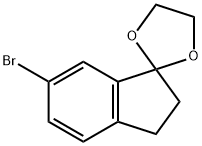 6-Bromo-1,1-(ethylenedioxo)-indane Structure