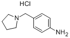 4-(피롤리딘-1-일메틸)아닐린염산염 구조식 이미지
