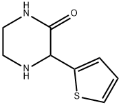 Piperazinone, 3-(2-thienyl)- (9CI) 구조식 이미지