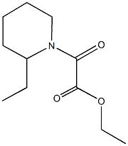 ethyl 2-(2-ethylpiperidin-1-yl)-2-oxo-ethanoate Structure
