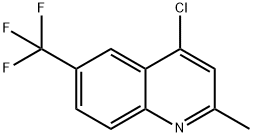 4-CHLORO-2-METHYL-6-TRIFLUOROMETHYLQUINOLINE 구조식 이미지