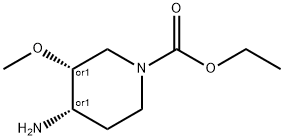 4-AMINO-3-METHOXY-PIPERIDINE-ETHYLCARBAMATE 구조식 이미지