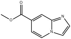 Methyl imidazo[1,2-a]pyridine-7-carboxylate 구조식 이미지