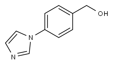 [4-(1H-Imidazol-1-yl)phenyl]methanol 구조식 이미지