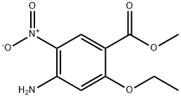 4-아미노-2-에톡시-5-니트로벤조산메틸에스테르 구조식 이미지