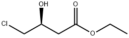 Ethyl S-4-chloro-3-hydroxybutyrate 구조식 이미지