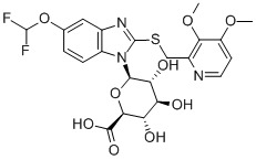 PANTOPRAZOLE SULFIDE-B-D-GLUCURONIDE Structure