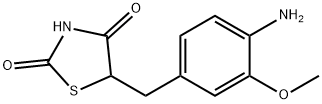 5-(4-Amino-3-methoxybenzyl)-2,4-thiazolidinedione Structure