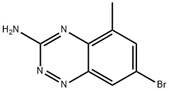 7-BROMO-5-METHYLBENZO[E][1,2,4]TRIAZIN-3-AMINE Structure