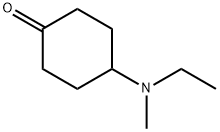 Cyclohexanone,  4-(ethylmethylamino)- Structure