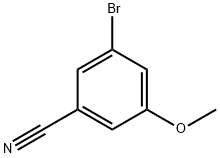 3-BROMO-5-METHOXY BENZONITRILE 구조식 이미지