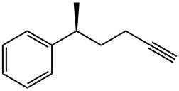 [S,(+)]-5-Phenyl-1-hexyne Structure