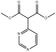 Dimethyl  2-(pyrimidin-4-yl)malonate Structure