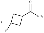 Cyclobutanecarboxamide, 3,3-difluoro- (9CI) Structure