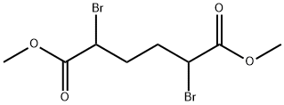 디메틸2,2'-디브로모아디페이트 구조식 이미지