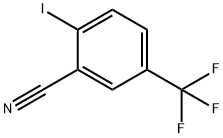 Benzonitrile, 2-iodo-5-(trifluoroMethyl)- Structure