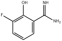 Benzenecarboximidamide,  3-fluoro-2-hydroxy- Structure