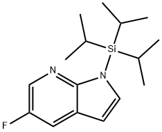 5-FLUORO-1-TRIISOPROPYLSILANYL-1H-PYRROLO[2,3-B]PYRIDINE Structure