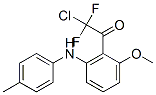 Ethanone,  2-chloro-2,2-difluoro-1-[2-methoxy-6-[(4-methylphenyl)amino]phenyl]- 구조식 이미지