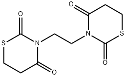 3-[2-(2,4-dioxo-1,3-thiazinan-3-yl)ethyl]-1,3-thiazinane-2,4-dione Structure