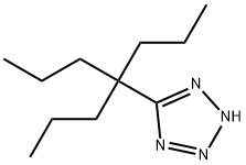 5-(1,1-Dipropylbutyl)-5H-tetrazole Structure