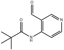 N-(3-FORMYL-4-PYRIDINYL)-2,2-DIMETHYLPROPANAMIDE Structure