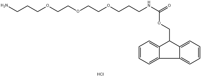 1-(9-FLUORENYLMETHYLOXYCARBONYL-AMINO)-4,7,10-TRIOXA-13-TRIDECANAMINE HYDROCHLORIDE Structure