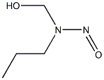 (Nitrosopropylamino)methanol 구조식 이미지