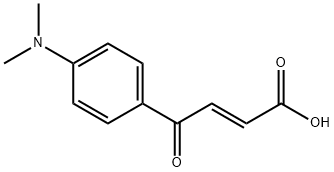 2-Butenoic acid, 4-(4-(dimethylamino)phenyl)-4-oxo-, (E)- Structure