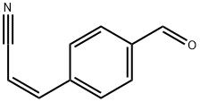 2-Propenenitrile, 3-(4-formylphenyl)-, (Z)- (9CI) Structure