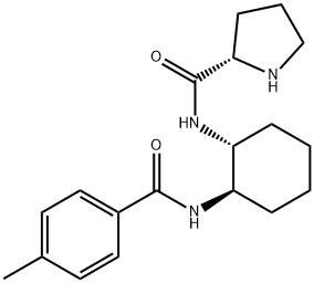 (S)-N-((1R,2R)-2-(4-MethylbenzaMido)cyclohexyl)pyrrolidine-2-carboxaMide 구조식 이미지