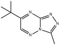 1,2,4-Triazolo(4,3-b)-1,2,4-triazine, 3-methyl-7-tert-butyl- 구조식 이미지