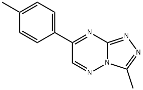 3-Methyl-7-(4-methylphenyl)-1,2,4-triazolo(4,3-b)(1,2,4)triazine Structure