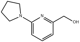 (6-pyrrolidin-1-ylpyrid-2-yl)methanol 구조식 이미지