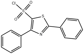 2,4-DIPHENYL-1,3-티아졸-5-술포닐클로라이드 구조식 이미지