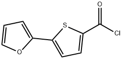5-(2-퓨릴)티오펜-2-카르보닐클로라이드 구조식 이미지