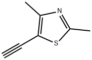 2,4-디메틸-5-에틸닐-1,3-티아졸 구조식 이미지