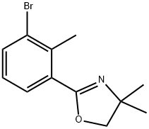 2-(3-BroMo-2-Methylphenyl)-4,5-dihydro-4,4-diMethyl-oxazole Structure