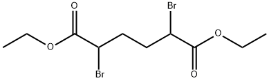 Diethyl 2,5-dibromohexanedioate 구조식 이미지